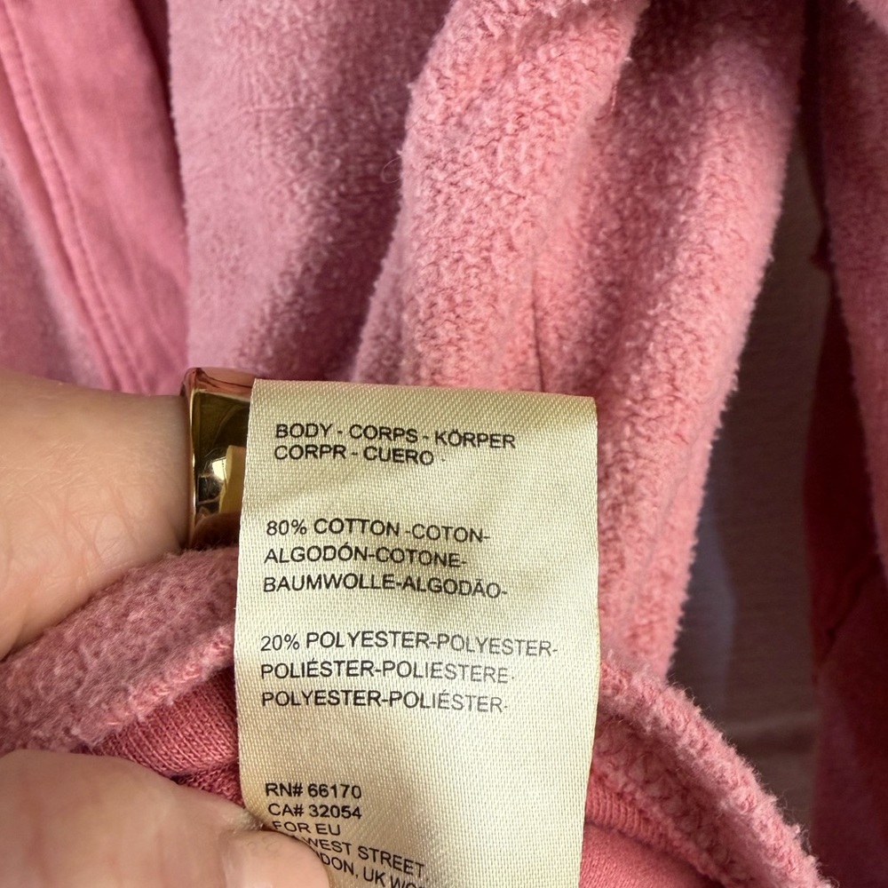 Free People Ruby Pink Button Down Shacket Shirt J… - image 7